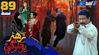 Zahar Zindagi - Ep 89 | Sindh TV Soap Serial | SindhTVHD Drama