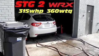 Full Bolt On Subaru Impreza WRX dyno Stage 2.5