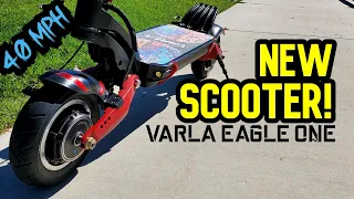 My New 40 MPH Electric Scooter! Varla Eagle One First Impressions and Unboxing