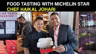 FOOD TASTING WITH MICHELIN STAR CHEF HAIKAL JOHARI | SINGAPORE PAVILION | EXPO 2020 DUBAI