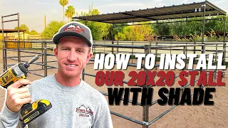 How To Install Our 20x20 with Shade - Seven Peaks Fence And Barn