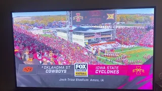 CFB on FOX Intro Oklahoma State at Iowa State