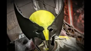 Wolverine Comic mask DIY cosplay build