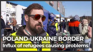 Poland: Volunteers struggle to help waves of Ukrainian refugees