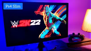 WWE 2k22 in 2024 || Ps4 Slim || POV Gameplay Test || First Impression, Graphics