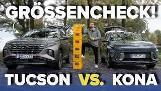 DAS DUELL: KONA vs. TUCSON - Größenvergleich bei Hyundai! 🚗💥