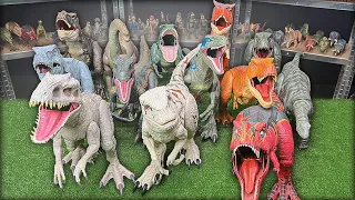 BIGGEST Box of The BIGGEST Jurassic World Dino Figures | T-Rex, I-Rex, Giganotosaurus, & More!