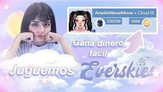 ♡ Tutorial Cómo jugar EVERSKIES en ESPAÑOL y tener DINERO ILIMITADO ♡ | AmelieMeowMeow