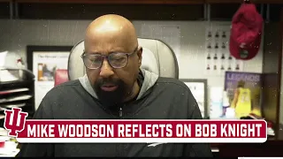 Indiana Men's Basketball HC Mike Woodson Reflects On Bob Knight | B1G Today