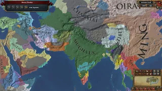 EU4 Timelapse | Transoxiana → Mughals → True Heir of Timur