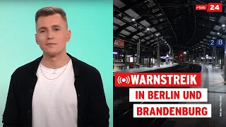 Warnstreik in Berlin und Brandenburg | Livestream