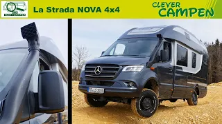 La Strada NOVA M 4X4 (2021) Allrad-Luxussprinter mit Monocoque - Test-Camper | Clever Campen