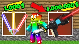 MINI GAME : CUỘC THI SỞ HỮU VŨ KHÍ LAZER MẠNH NHẤT ** NOOB CÓ SÚNG LAZER BẮN MƯA AXIT ??