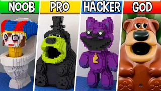 LEGO ALL Famous Meme Characters (MEME Compilation №2) : Noob, Pro, HACKER!