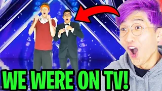 LANKYBOX REACTS To Their AMERICA'S GOT TALENT AUDITION! (FUNNIEST MOMENTS)