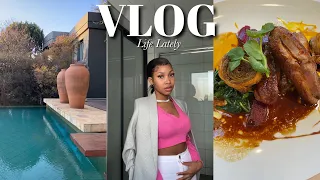 #VLOG | Life Lately | Saxon hotel, villa and spa lunch | Maintenance and more