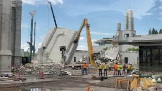 Salt lake temple construction