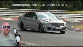 USA beauty Cadillac CTS-V TEST  @Nurburgring