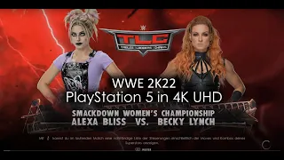 WWE 2K22 - Alexa Bliss vs Becky Lynch - PS5Share 4K UHD