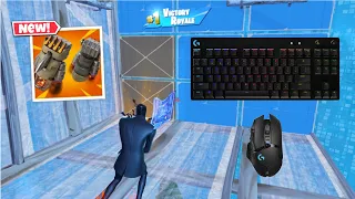 Logitech G-Pro ASMR Chill😴16 Kill Victory Royale👑With NEW Mythic Nitro Fists