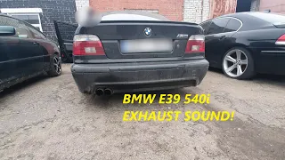 Bmw e39 540i and Bmw e39 530d custom exhaust sound check