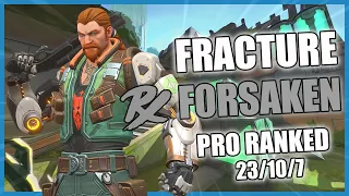 PRX F0rsakeN Breach Fracture | Valorant Pro Vod Ranked Gameplay