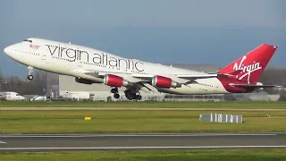 Plane Spotting at Manchester Airport, Landings & Take offs, Runway 23R