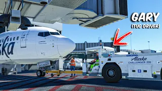 Tug Driver DAMAGES My Plane!