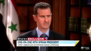 Barbara Walters Interview with Syria's President Bashar al-Assad: 'There Was No Command to Kill'