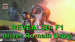 REVEALED: F1 driver Romain Grosjean's helmet visor MELTED as he sat in the burning wreckage of 140