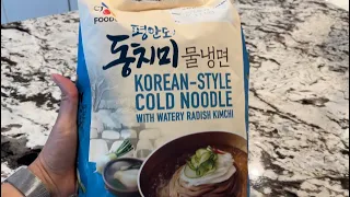 Instant Korean Cold Noodle: CJ Foods Brand