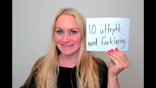 Video 863 10 uttrykk med forklaring