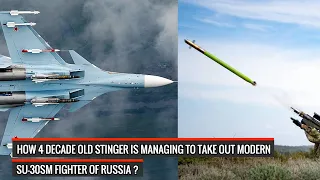 American #Stinger downs $30 million Russian Su-30SM in #Ukraine !