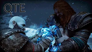 Thor Revives Kratos | QTE Fails | God Of War Ragnarok PS5