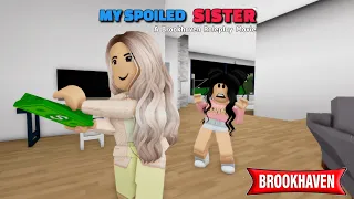 SPOILED SISTER!!! || Brookhaven Movie (VOICED) || CoxoSparkle