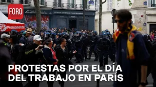 Enfrentamientos entre manifestantes y la policía en París - Expreso de la Mañana