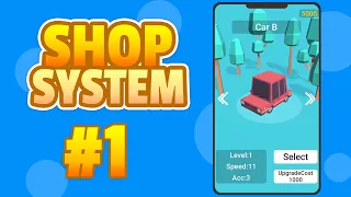 Shop/Upgrade System Part 1 | Unity Tutorial