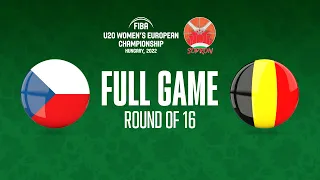 Czech Republic v Belgium | Full Basketball Game | FIBA U20 Women's European Championship 2022