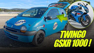 Une Twingo Propulsion Moteur GSXR 1000 ! Feat @PascalDRAGOTTO