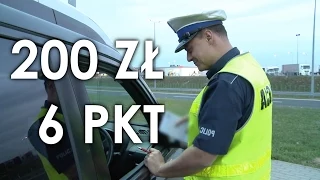 Lewym pasem na pustej autostradzie - co na to policja? - Na drogach