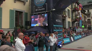 Xavier Thévenard, 2018 UTMB Champion, Finish