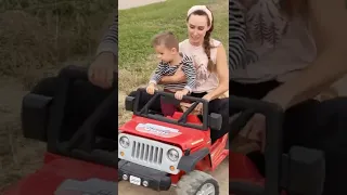 Testing the new electric jeep