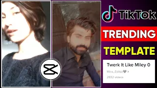 twerk it like miley capcut || capcut template || tiktok Trend Video Editing Tutorial