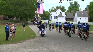 Law enforcement pay tribute to fallen officers with 250 mile ride to DC