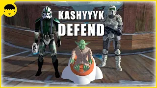 YODA chill in Kashyyyk Battle - Star Wars Fan Made NPC Wars Cinematic