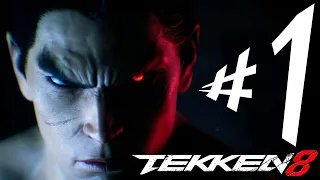 Tekken 8 - Parte 1: A Queda de Jin Kazama!!! [ PS5 - Playthrough 4K ]