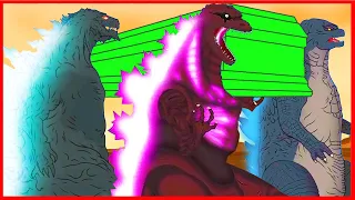 Godzilla & KONG From EVOLUTION OF SPACE BLOOP POUR  SPINNING WHEEL GAME   Coffin Dance Meme Cover