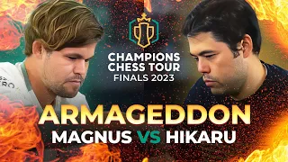 Magnus Carlsen vs. Hikaru Nakamura's EPIC Armageddon Chess Battle