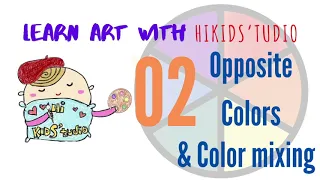 02Color Wheel for Kids | Opposite Color & Color Mixing|Basic Color Theory | Education Video for Kids