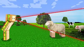 BAKTIĞIM HER YER GERÇEKÇİ OLUYOR! - Minecraft